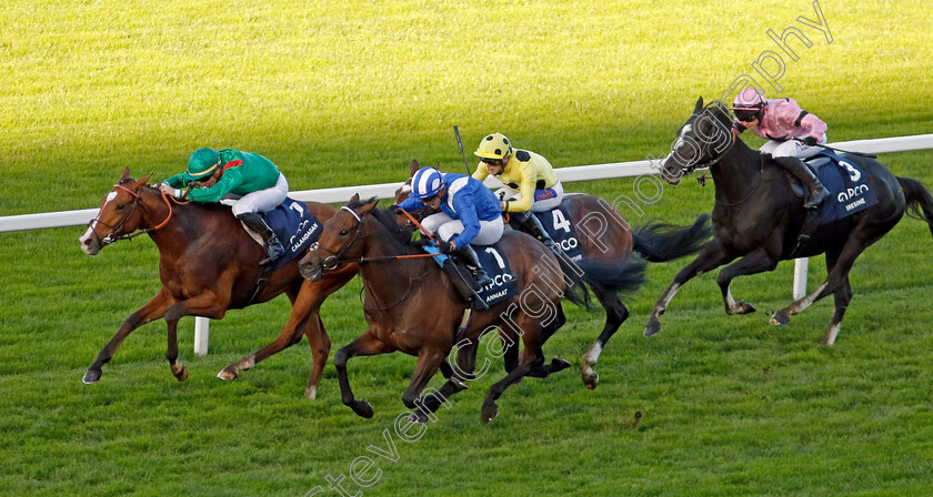 Anmaat-0012 
 ANMAAT (Jim Crowley) beats CALANDAGAN (left) in The Qipco Champion Stakes
Ascot 19 Oct 2024 - Pic Steven Cargill / Racingfotos.com