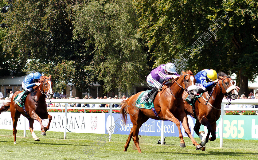 Foxtrot-Lady-0001 
 FOXTROT LADY (centre, David Probert) beats STORMBRINGER (right) in The bet365 Handicap
Newmarket 12 Jul 2018 - Pic Steven Cargill / Racingfotos.com