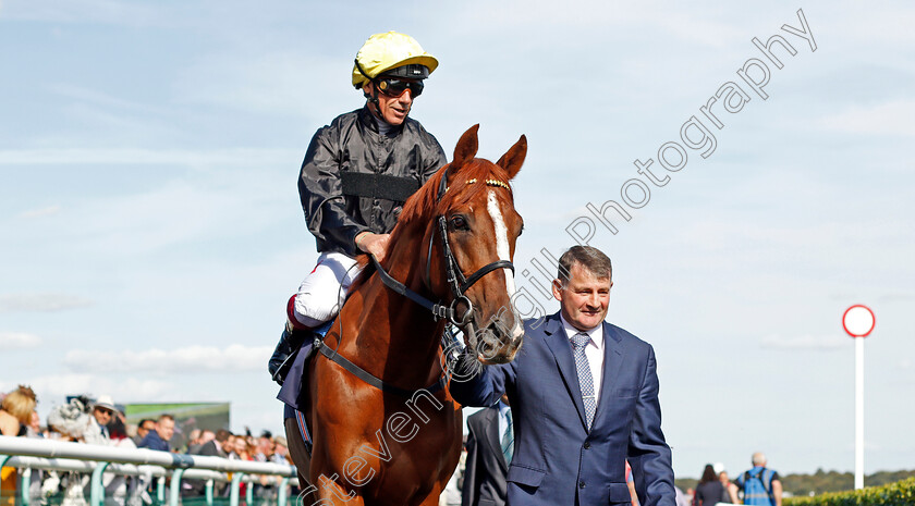 Stradivarius-0002 
 STRADIVARIUS (Frankie Dettori) before The Magners Rose Doncaster Cup
Doncaster 13 Sep 2019 - Pic Steven Cargill / Racingfotos.com