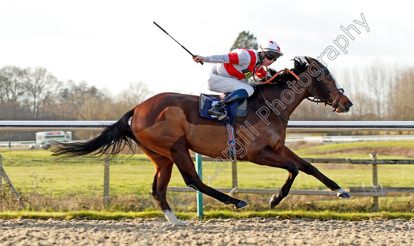 The-Lacemaker-0004 
 THE LACEMAKER (Darragh Keenan) wins The Betyourway At Betway Handicap
Lingfield 9 Dec 2019 - Pic Steven Cargill / Racingfotos.com