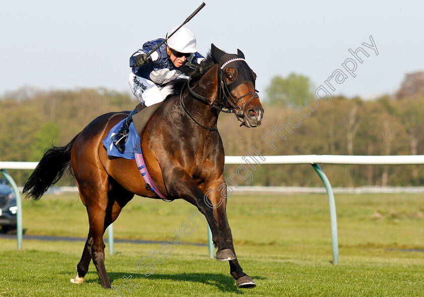 Juanito-Chico-0003 
 JUANITO CHICO (Jim Crowley) wins The Jarrod Marsland 50th Birthday Handicap
Nottingham 20 Apr 2019 - Pic Steven Cargill / Racingfotos.com