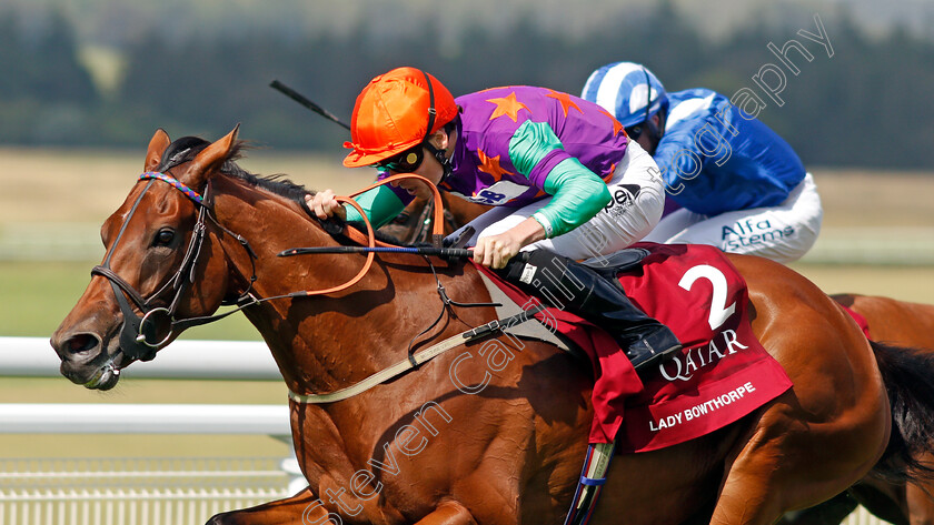 Lady-Bowthorpe-0006 
 LADY BOWTHORPE (Kieran Shoemark) wins The Qatar Nassau Stakes
Goodwood 29 Jul 2021 - Pic Steven Cargill / Racingfotos.com