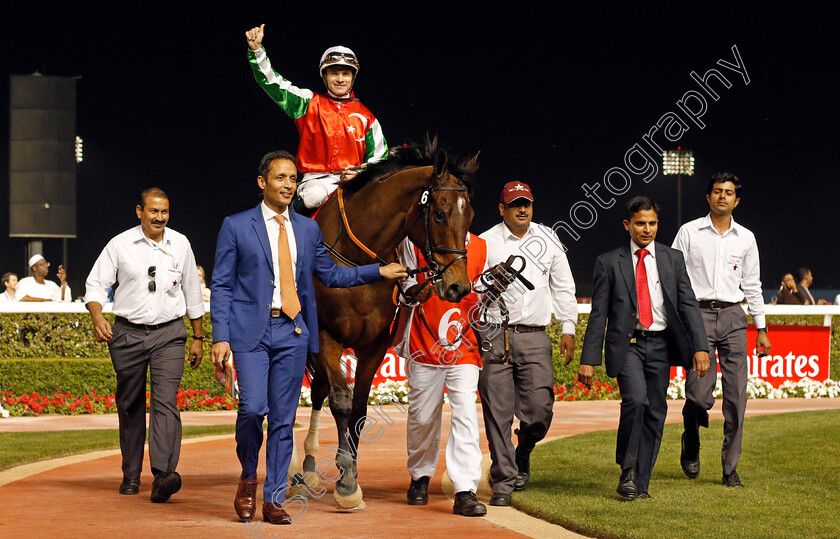 North-America-0011 
 NORTH AMERICA (Richard Mullen) after The Al Maktoum Challenge (Round 3) Meydan Dubai 10 Mar 2018 - Pic Steven Cargill / Racingfotos.com