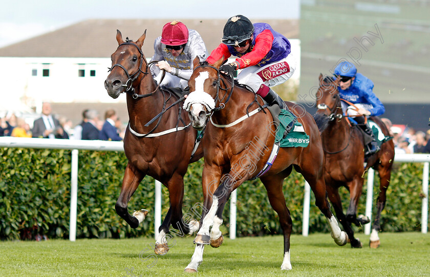 King s-Lynn-0002 
 KING'S LYNN (centre, Oisin Murphy) beats TORO STRIKE (left) in The Weatherby's Racing Bank £300,000 2-y-o Stakes
Doncaster 12 Sep 2019 - Pic Steven Cargill / Racingfotos.com