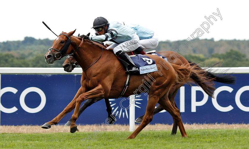 Cleonte-0001 
 CLEONTE (Per-Anders Graberg) wins The Dubai Duty Free Shergar Cup Stayers
Ascot 11 Aug 2018 - Pic Steven Cargill / Racingfotos.com