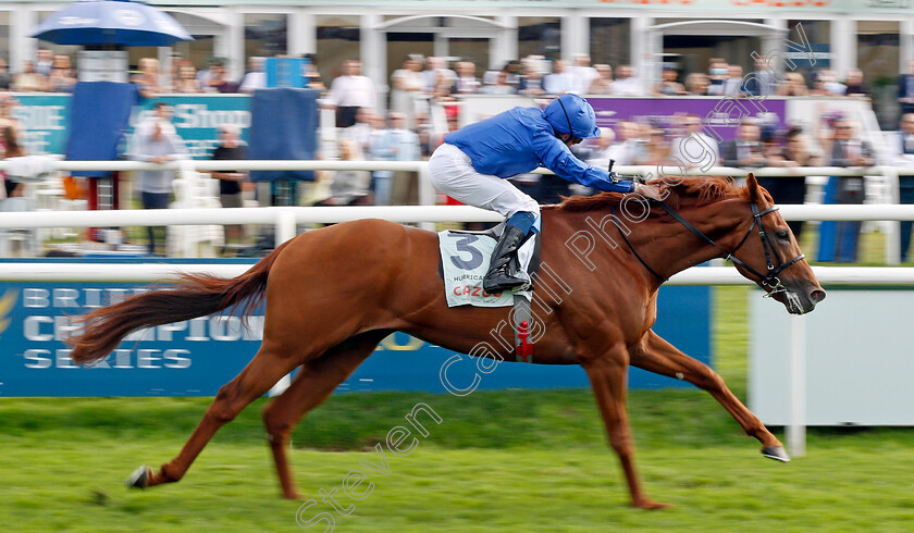 Hurricane-Lane-0012 
 HURRICANE LANE (William Buick) wins The Cazoo St Leger
Doncaster 11 Sep 2021 - Pic Steven Cargill / Racingfotos.com