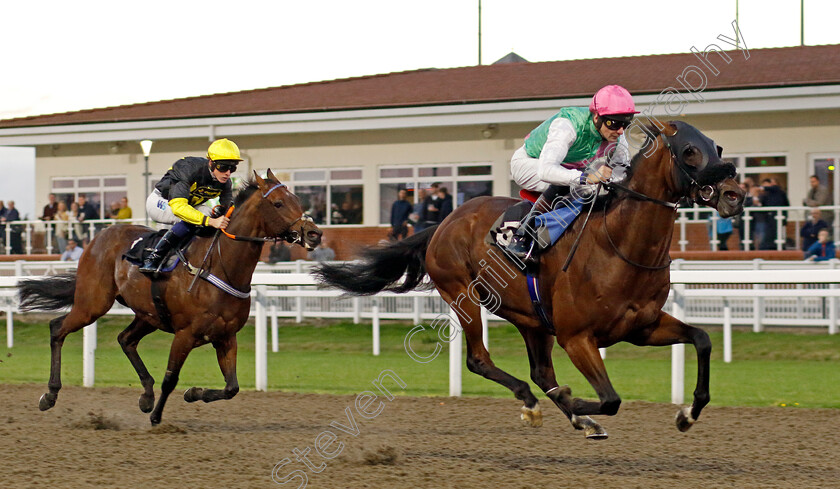 Stanage-0002 
 STANAGE (Robert Havlin) wins The Betfair Maiden Stakes
Chelmsford 3 Oct 2024 - Pic Steven Cargill / Racingfotos.com