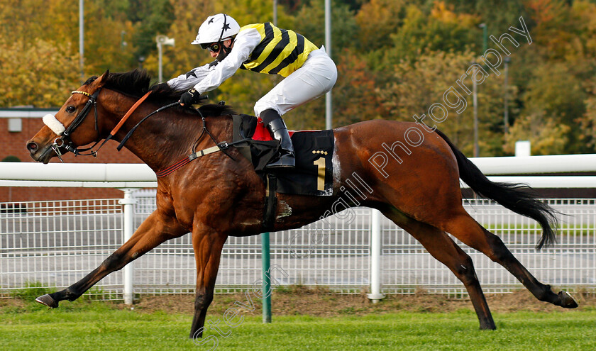 Dakota-Gold-0005 
 DAKOTA GOLD (Connor Beasley) wins The Rous Stakes
Nottingham 14 Oct 2020 - Pic Steven Cargill / Racingfotos.com