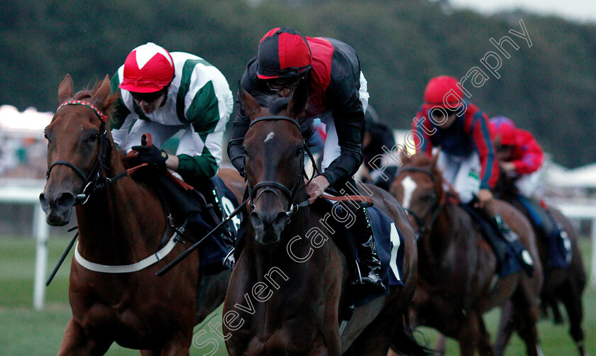 Himself-0002 
 HIMSELF (right, James Doyle) beats ZAFARANAH (left) in The Fly London Southend Airport To Venice Handicap
Newmarket 20 Jul 2018 - Pic Steven Cargill / Racingfotos.com