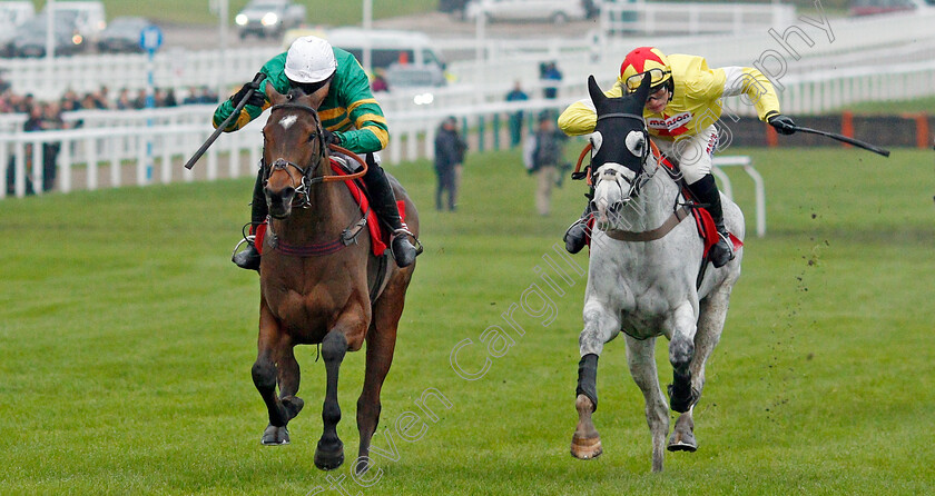 Defi-Du-Seuil-0004 
 DEFI DU SEUIL (Barry Geraghty) beats POLITOLOGUE (right) in The Shloer Chase
Cheltenham 17 Nov 2019 - Pic Steven Cargill / Racingfotos.com