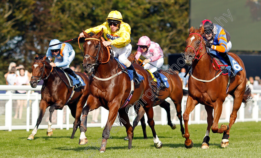 Bolly-Bullet-0001 
 BOLLY BULLET (Owen Lewis) beats DIAMOND COTTAGE (right) in The Byerley Stud Racing Excellence Apprentice Handicap
Salisbury 11 Aug 2021 - Pic Steven Cargill / Racingfotos.com