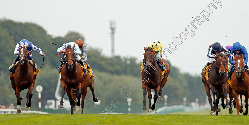 Emaraaty-Ana-0003 
 EMARAATY ANA (centre, Andrea Atzeni) beats STARMAN (2nd left) and CHIL CHIL (left) and HAPPY VALENTINE (right) in The Betfair Sprint Cup 
Haydock 4 Sep 2021 - Pic Steven Cargill / Racingfotos.com