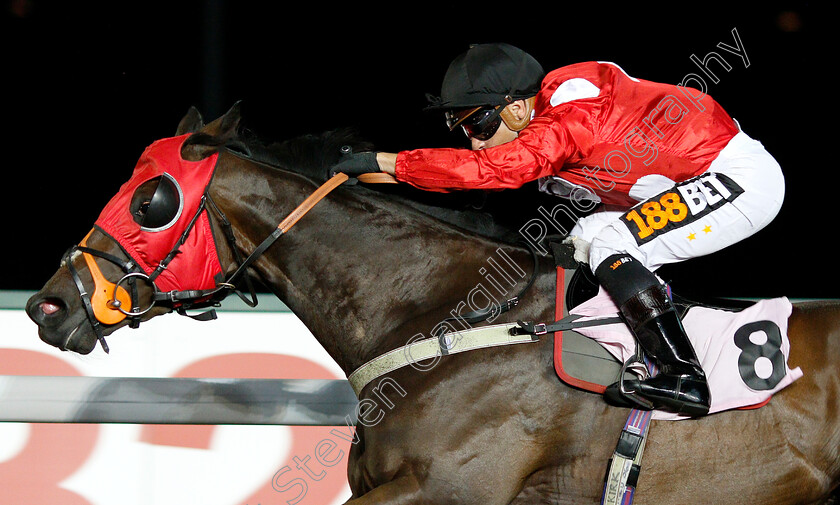 Harbour-Approach-0005 
 HARBOUR APPROACH (Silvestre De Sousa) wins The 100% Profit Boost At 32redsport.com Handicap
Kempton 18 Sep 2018 - Pic Steven Cargill / Racingfotos.com