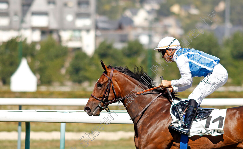 Kelina-0004 
 KELINA (Maxime Guyon) wins The Prix des Marettes
Deauville 6 Aug 2022 - Pic Steven Cargill / Racingfotos.com