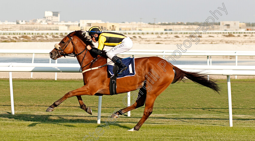 Al-Tariq-0006 
 AL TARIQ (Adrie de Vries) wins The Batelco Cup
Rashid Equestrian & Horseracing Club, Bahrain, 20 Nov 2020 - Pic Steven Cargill / Racingfotos.com