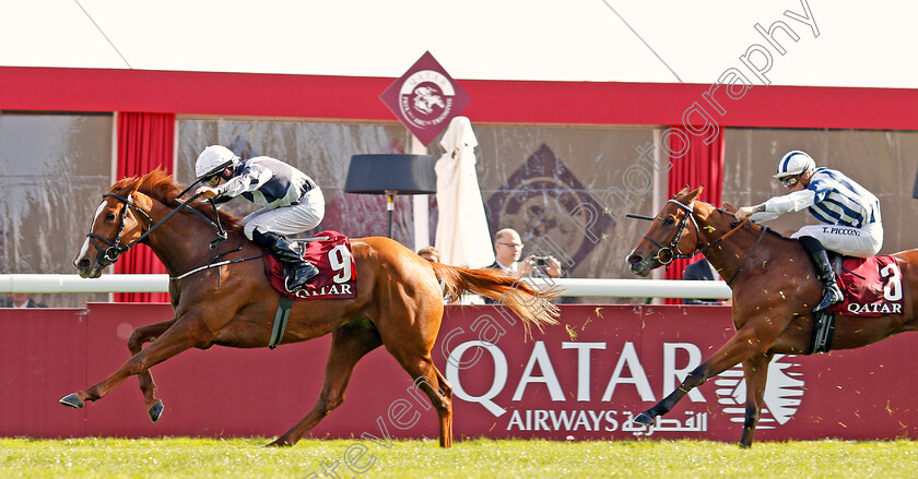 Albigna-0003 
 ALBIGNA (Shane Foley) beats MARIETA (right) in The Qatar Prix Marcel Boussac
Longchamp 6 Oct 2019 - Pic Steven Cargill / Racingfotos.com