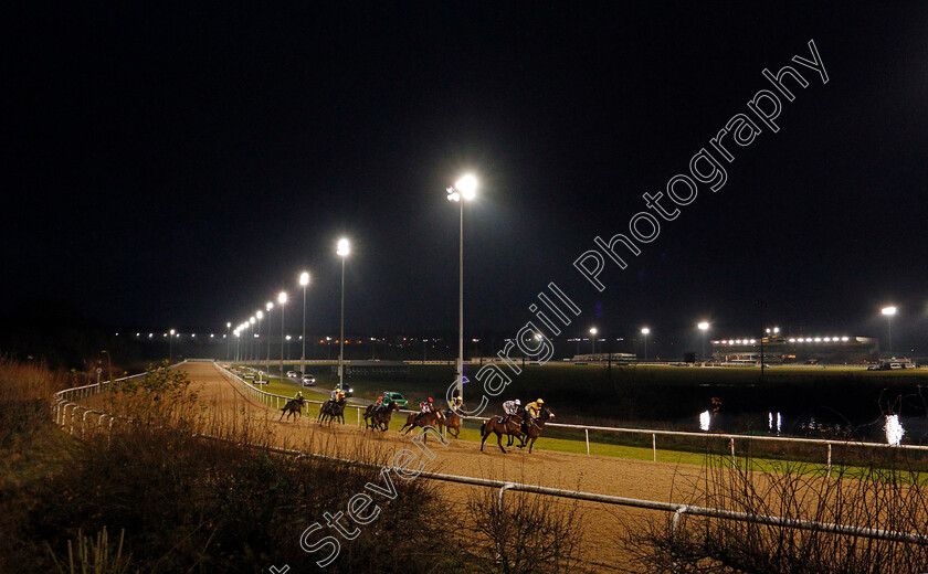 Wolverhampton-0004 
 Racing around the far turn in The Bombardier Handicap Div2 won by WHATWOULDYOUKNOW (green, Franny Norton)
Wolverhampton 5 Dec 2020 - Pic Steven Cargill / Racingfotos.com