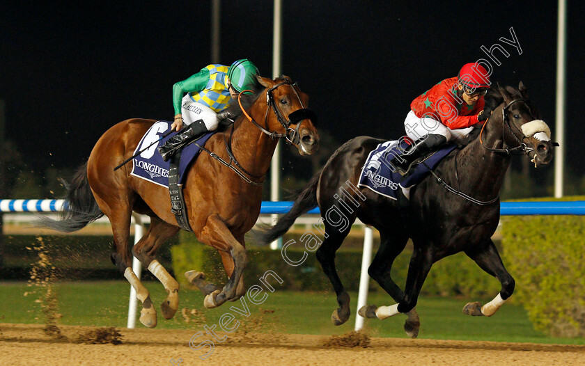 Commanding-0003 
 COMMANDING (left, Richard Mullen) beats AL MODAYAR (right) in The UAE 2000 Guineas Trial
Meydan 9 Jan 2020 - Pic Steven Cargill / Racingfotos.com