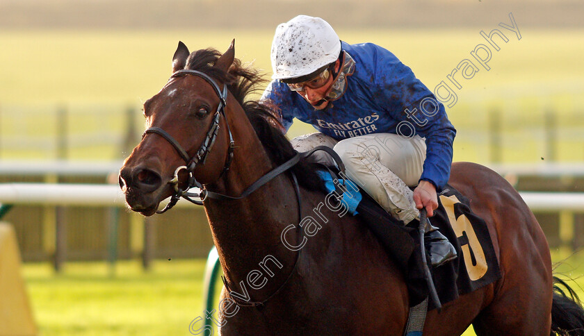 Zakouski-0007 
 ZAKOUSKI (William Buick) wins The Bet In-Play At Mansionbet Ben Marshall Stakes
Newmarket 31 Oct 2020 - Pic Steven Cargill / Racingfotos.com