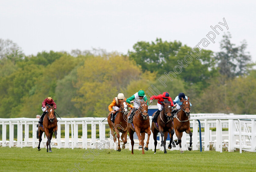 Bakeel-0002 
 BAKEEL (centre, Jack Mitchell) wins The Royal Ascot Two-Year-Old Trial Conditions Stakes
Ascot 27 Apr 2022 - Pic Steven Cargill / Racingfotos.com