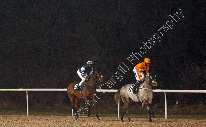 Owhatanight-0001 
 OWHATANIGHT (grey, Daniel Muscutt) winner of The Bombardier Selling Handicap
Wolverhampton 7 Jan 2021 - Pic Steven Cargill / Racingfotos.com