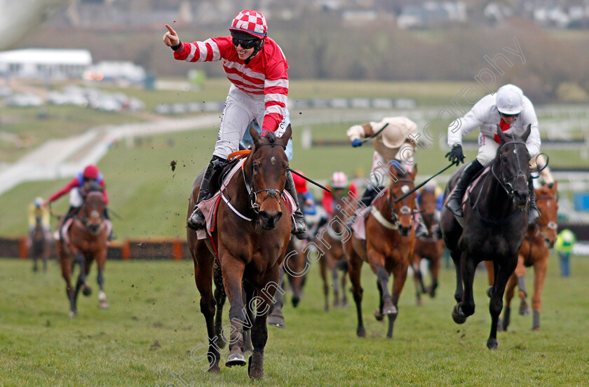 Veneer-Of-Charm-0004 
 VENEER OF CHARM (Jack Kennedy) wins The Boodles Fred Winter Juvenile Handicap Hurdle Cheltenham 14 Mar 2018 - Pic Steven Cargill / Racingfotos.com