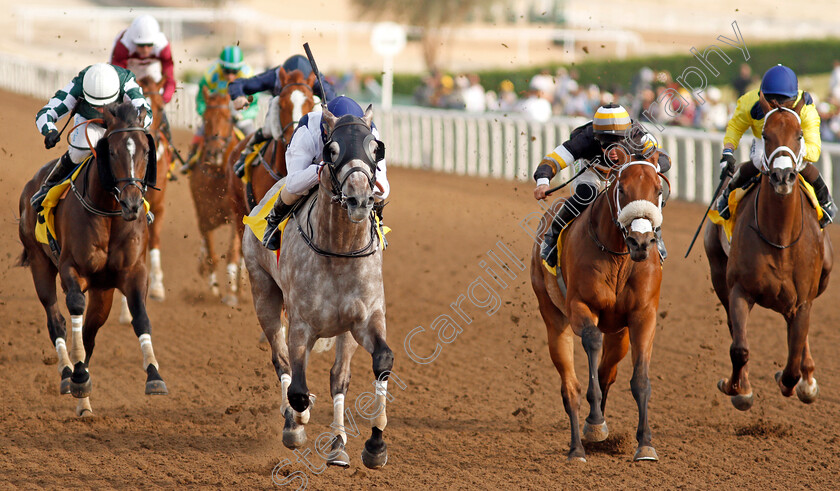 Chiefdom-0008 
 CHIEFDOM (2nd left, Royston Ffrench) beats SHAMAAL NIBRAS (2nd right) in The Jebel Ali Mile
Jebel Ali 24 Jan 2020 - Pic Steven Cargill / Racingfotos.com