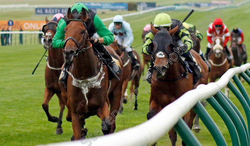 Ranger-Thunderbolt-0005 
 RANGER THUNDERBOLT (left, Kevin Stott) beats VICTORIA FALLS (right) in The National Stud Excellence As Standard Handicap
Newmarket 28 Sep 2023 - Pic Steven Cargill / Racingfotos.com