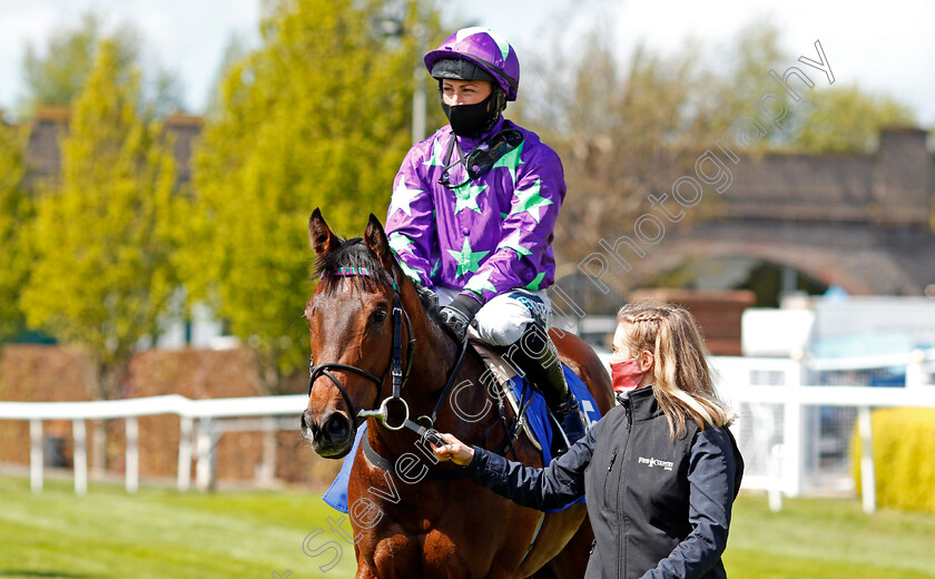 Navello-0006 
 NAVELLO (Nicola Currie) winner of The ICM Stellar Sports Lily Agnes Stakes
Chester 5 May 2021 - Pic Steven Cargill / Racingfotos.com