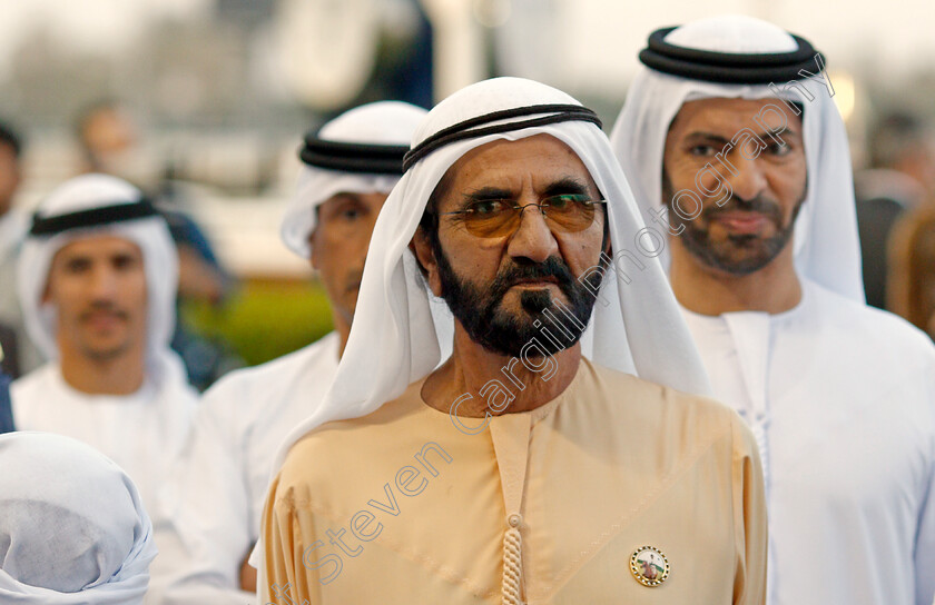 Sheikh-Mohammed-0005 
 SHEIKH MOHAMMED shows up in the paddock at the races 
Meydan 7 Mar 2020 - Pic Steven Cargill / Racingfotos.com