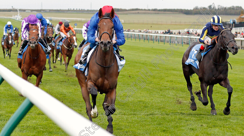 Spring-Of-Love-0002 
 SPRING OF LOVE (William Buick) beats WALIYAK (right) in The Godolphin Under Starters Orders Maiden Fillies Stakes
Newmarket 11 Oct 2019 - Pic Steven Cargill / Racingfotos.com