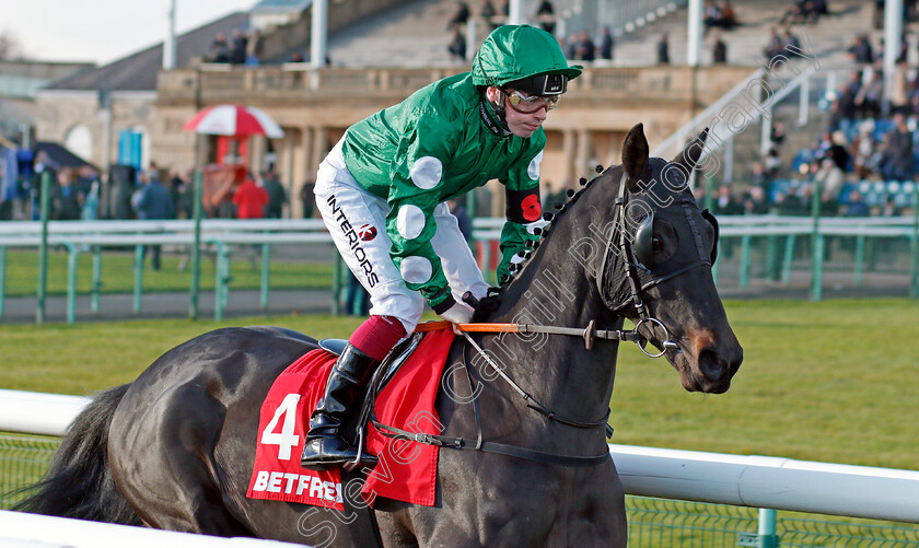 Dark-Defender-0001 
 DARK DEFENDER (Andrew Mullen) Doncaster 11 Nov 2017 - Pic Steven Cargill / Racingfotos.com