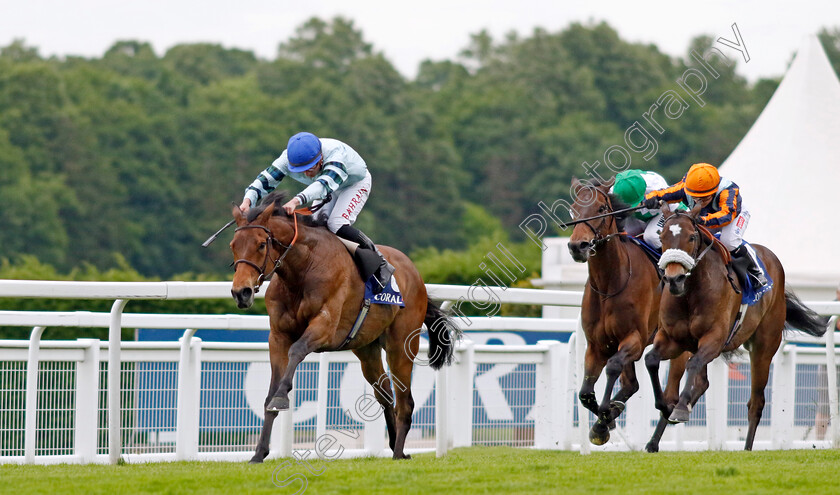 Quickthorn-0007 
 QUICKTHORN (Tom Marquand) beats NATE THE GREAT (right) and RODRIGO DIAZ (2nd right) in The Coral Henry II Stakes
Sandown 26 May 2022 - Pic Steven Cargill / Racingfotos.com