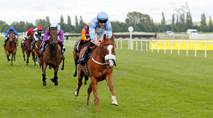 Clifton-Bay-0007 
 CLIFTON BAY (Willam Carver) wins The Jebel Ali Racecourse EBF Maiden Fillies Stakes
Newbury 27 Jul 2023 - Pic Steven Cargill / Racingfotos.com