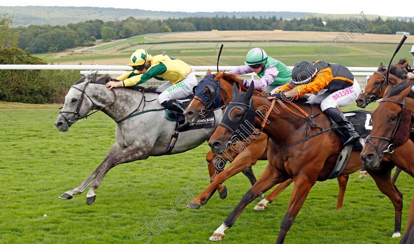 Lord-Riddiford-0005 
 LORD RIDDIFORD (left, Jason Hart) beats LIHOU (2nd left) and NIGHT ON EARTH (right) in The Nicholson Gin Handicap
Goodwood 26 Jul 2022 - Pic Steven Cargill / Racingfotos.com