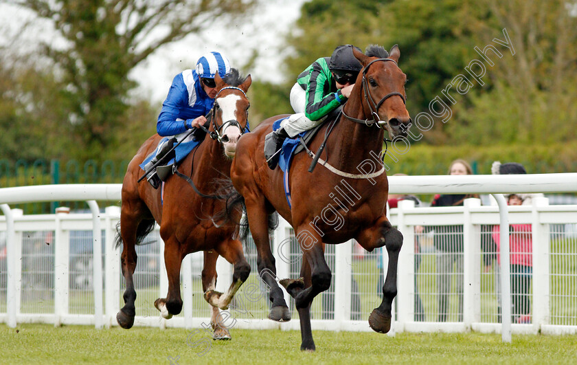 Billy-Ray-0005 
 BILLY RAY (Charles Bishop) beats ALMOGHARED (left) in The Betfred Treble Odds On Lucky 15's British EBF Maiden Stakes Salisbury 29 Apr 2018 - Pic Steven Cargill / Racingfotos.com