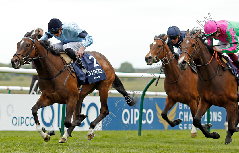 Cachet-0011 
 CACHET (James Doyle) beats PROSPEROUS VOYAGE (right) in The Qipco 1000 Guineas
Newmarket 1 May 2022 - Pic Steven Cargill / Racingfotos.com