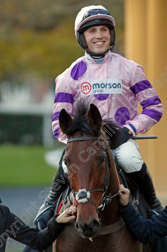 Regent s-Stroll-0007 
 REGENT'S STROLL (Harry Cobden) winner of The Nirvana Spa Open National Hunt Flat Race
Ascot 25 Nov 2023 - Pic Steven Cargill / Racingfotos.com