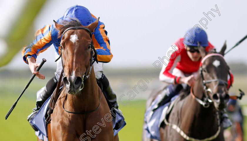 Bubbling-0002 
 BUBBLING (Ryan Moore) wins The Al Basti Equiworld Dubai Rockfel Stakes
Newmarket 27 Sep 2024 - Pic Steven Cargill / Racingfotos.com