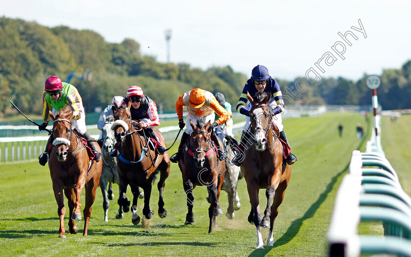 Tynwald-0005 
 TYNWALD (John Reddington) beats WESTERN BEAT (left) in The Together Personal Finance Amateur Jockeys Handicap
Haydock 1 Sep 2022 - Pic Steven Cargill / Racingfotos.com