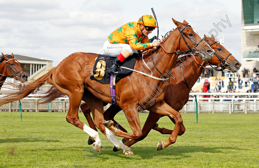 Tenerife-Sunshine-0002 
 TENERIFE SUNSHINE (Andrea Atzeni) wins The Turners British EBF Maiden Stakes
Newmarket 22 Sep 2022 - Pic Steven Cargill / Racingfotos.com