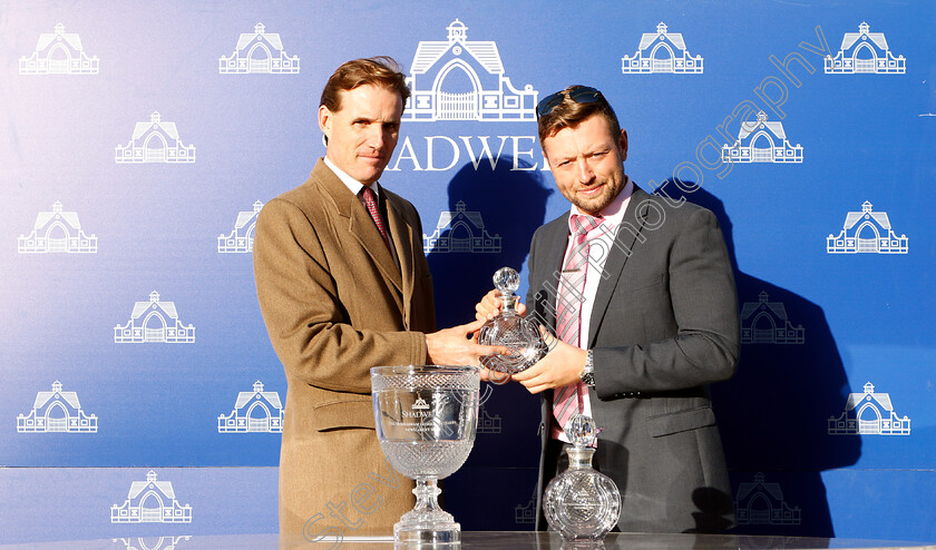 Communique-0006 
 Presentation to Charlie Johnston for The Mukhadram Godolphin Stakes won by COMMUNIQUE
Newmarket 28 Sep 2018 - Pic Steven Cargill / Racingfotos.com