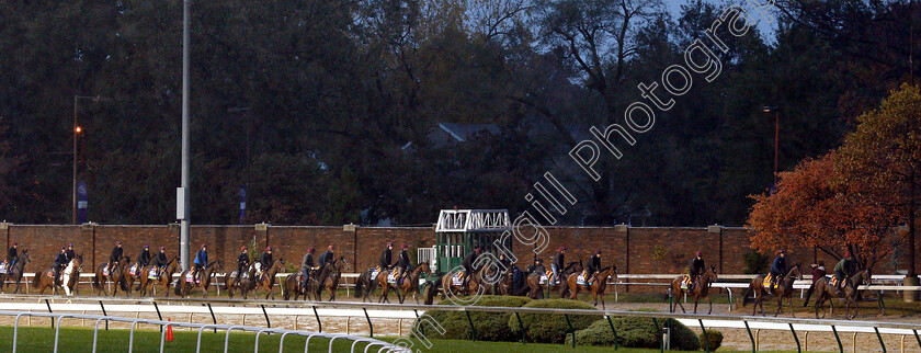 Aidan-O Brien-team-0003 
 The Aidan O'Brien team exercising ahead of The Breeders' Cup
Churchill Downs USA 1 Nov 2018 - Pic Steven Cargill / Racingfotos.com