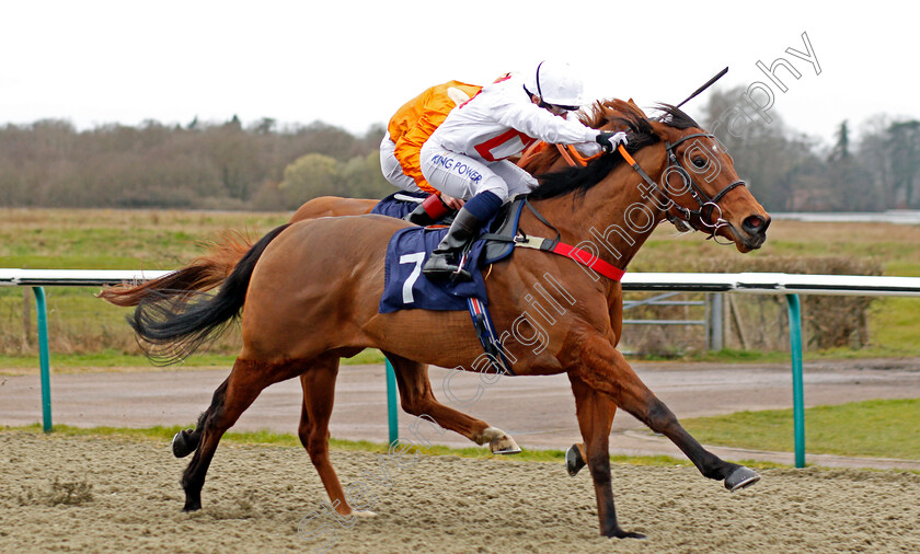 Capla-Crusader-0004 
 CAPLA CRUSADER (Silvestre De Sousa) wins The Bombardier British Hopped Amber Beer Handicap
Lingfield 26 Mar 2021 - Pic Steven Cargill / Racingfotos.com