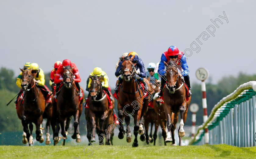 Nellie-Leylax-0003 
 NELLIE LEYLAX (right, Pierre-Louis Jamin) beats INVOLVEMENT (centre) in the Betfred Silver Bowl Handicap
Haydock 25 May 2024 - Pic Steven Cargill / Racingfotos.com