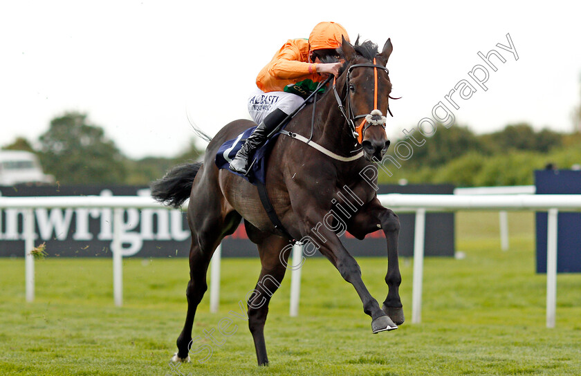 Blue-Laureate-0003 
 BLUE LAUREATE (Adam Kirby) wins The Gary Reid Memorial British Stallion Studs EBF Maiden Stakes Doncaster 15 Sep 2017 - Pic Steven Cargill / Racingfotos.com