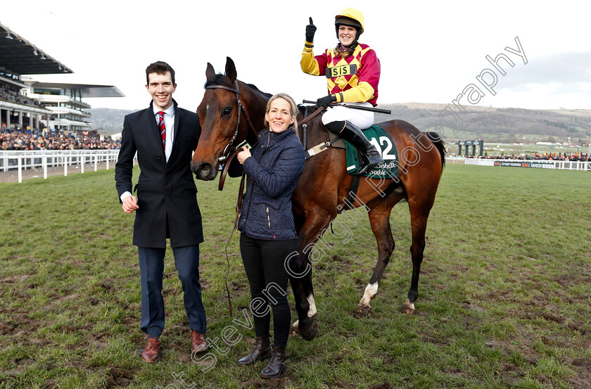 Siruh-Du-Lac-0012 
 SIRUH DU LAC (Lizzie Kelly) after The Brown Advisory & Merriebelle Stable Plate 
Cheltenham 14 Mar 2019 - Pic Steven Cargill / Racingfotos.com