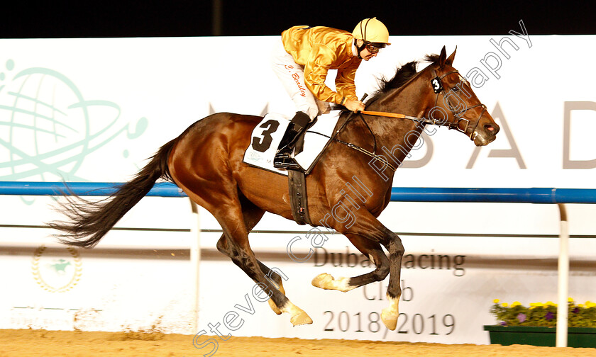 New-Trails-0005 
 NEW TRAILS (Connor Beasley) wins The Special Olympics Cup Handicap
Meydan 10 Jan 2019 - Pic Steven Cargill / Racingfotos.com