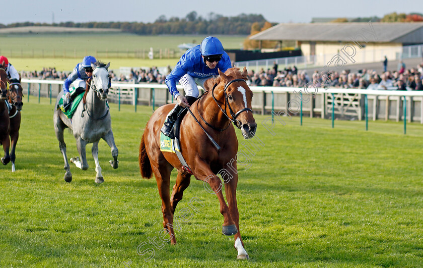 Al-Nafir-0002 
 AL NAFIR (Pat Dobbs) wins The bet365 Old Rowley Cup
Newmarket 7 Oct 2022 - Pic Steven Cargill / Racingfotos.com