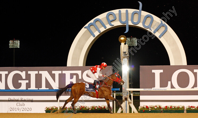 Rb-Money-To-Burn-0005 
 RB MONEY TO BURN (Fabrice Veron) wins The Al Maktoum Challenge (Round 1)
Meydan 9 Jan 2020 - Pic Steven Cargill / Racingfotos.com